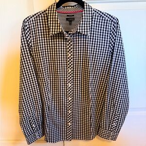 Talbots Black and White Gingham Women’s Shirt